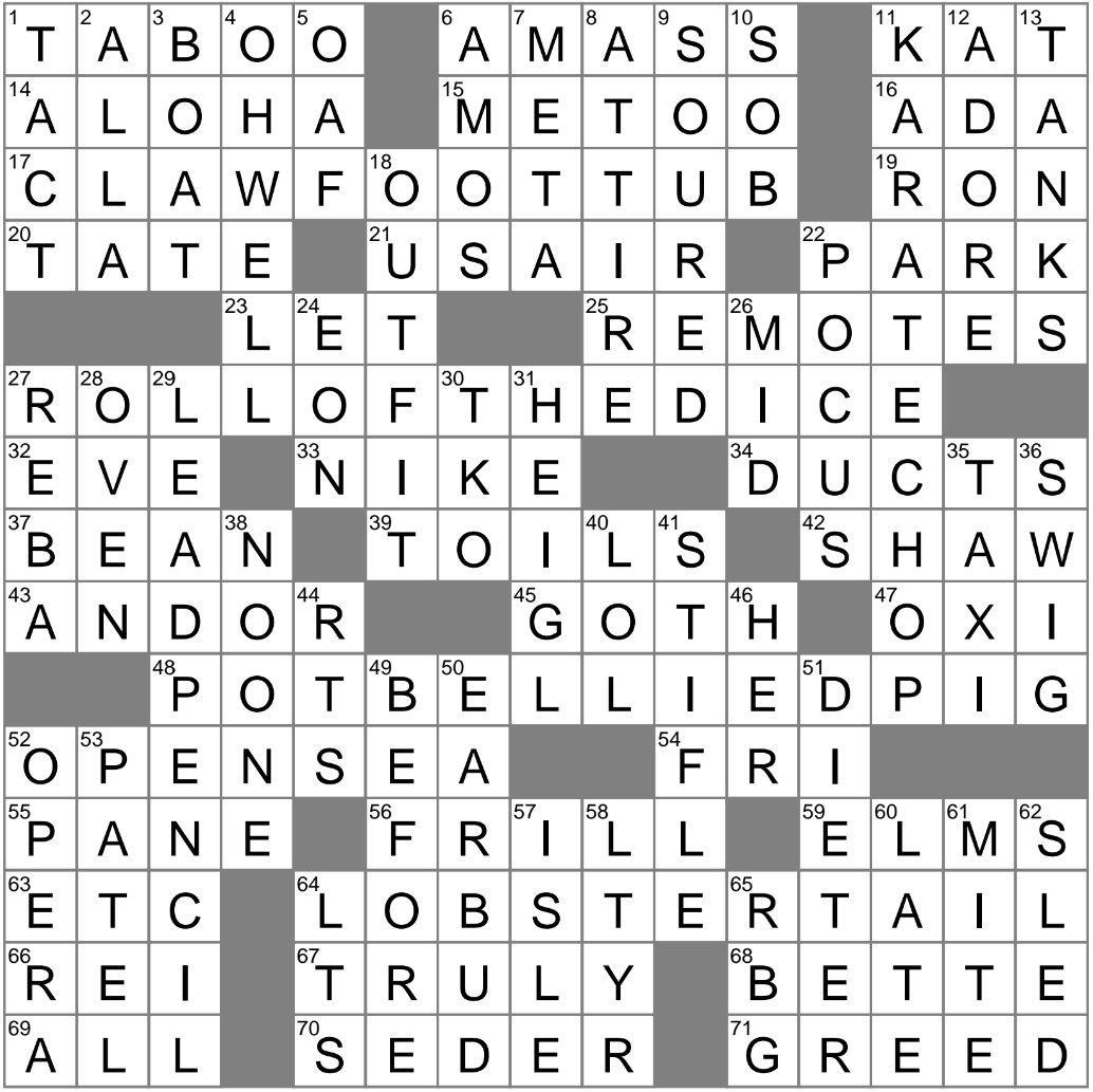 LA Times Crossword 3 Feb 25 Monday LAXCrossword LA Times Crossword 3 Feb 25 Monday LAXCrossword