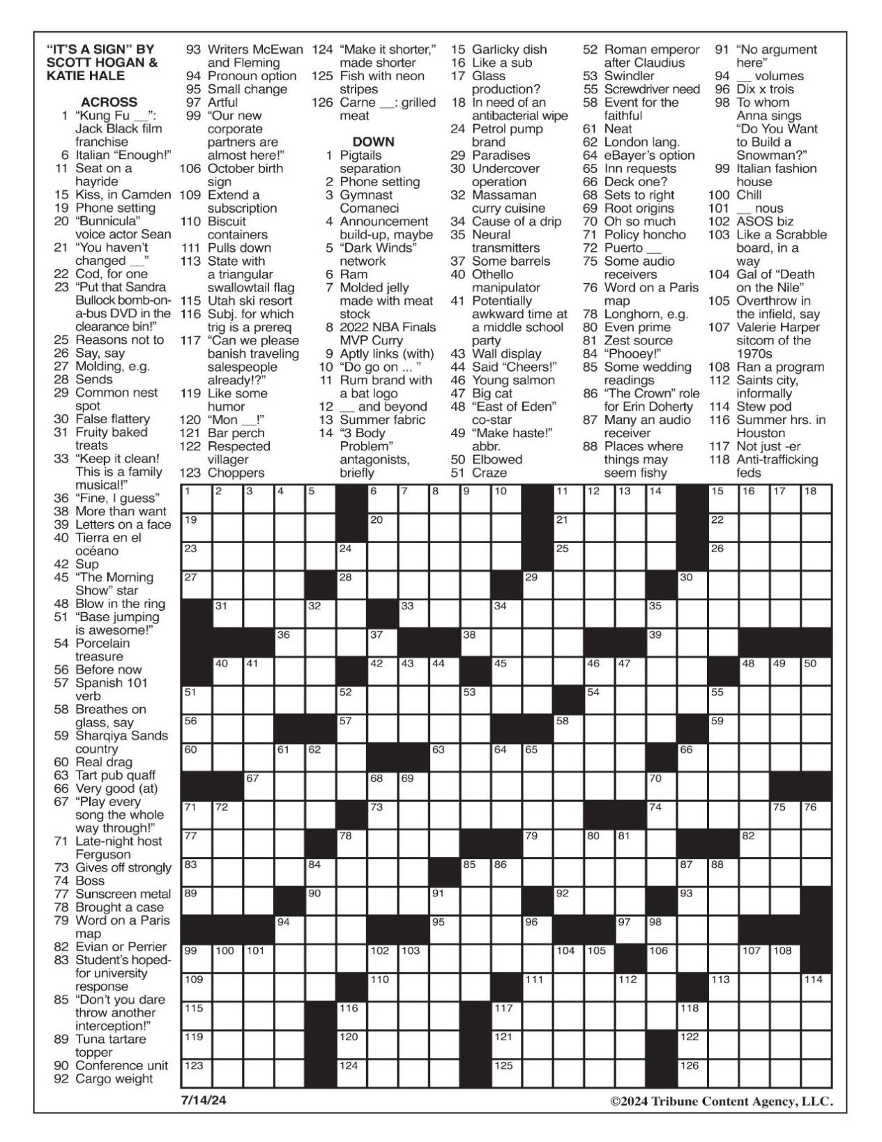 LA Times Crossword July 14 2024 Crosswords Yakimaherald LA Times Crossword July 14 2024 Crosswords Yakimaherald