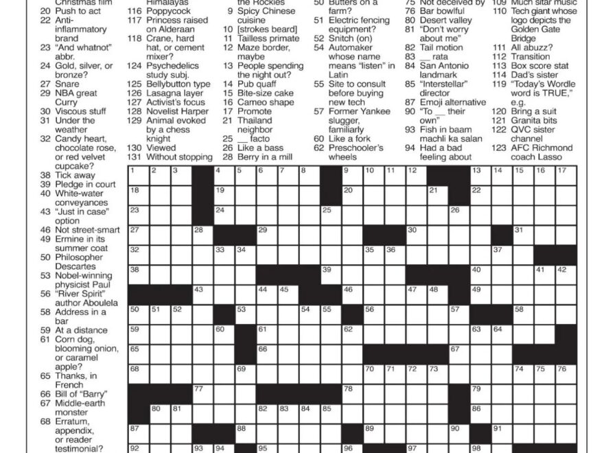 LA Times Crossword June 2 2024 Crosswords Yakimaherald