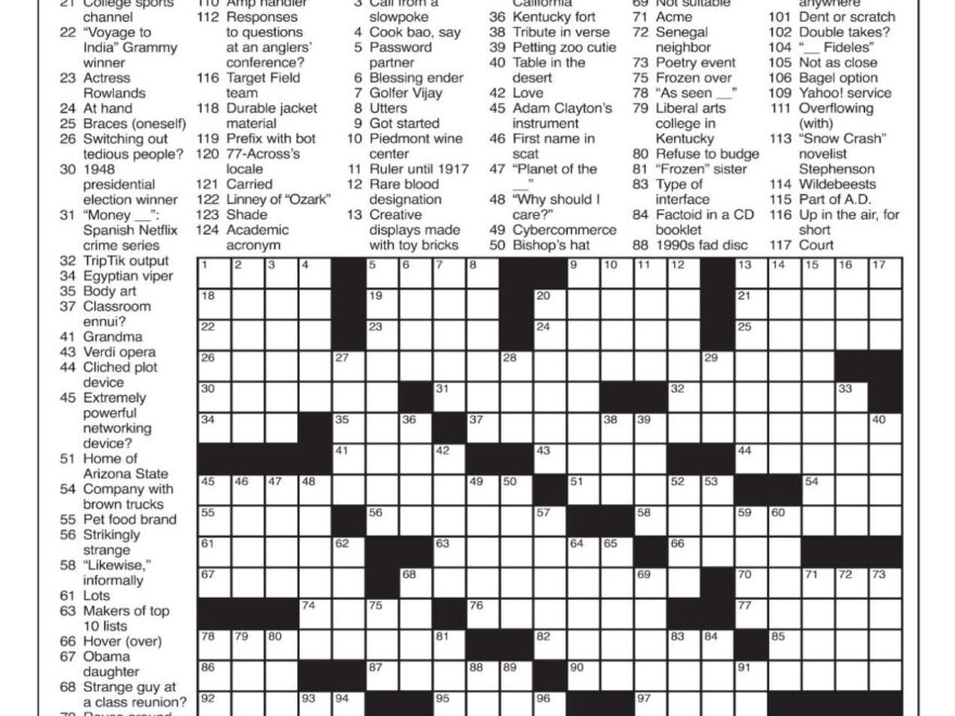 LA Times Crossword March 30 2025 Crosswords Yakimaherald
