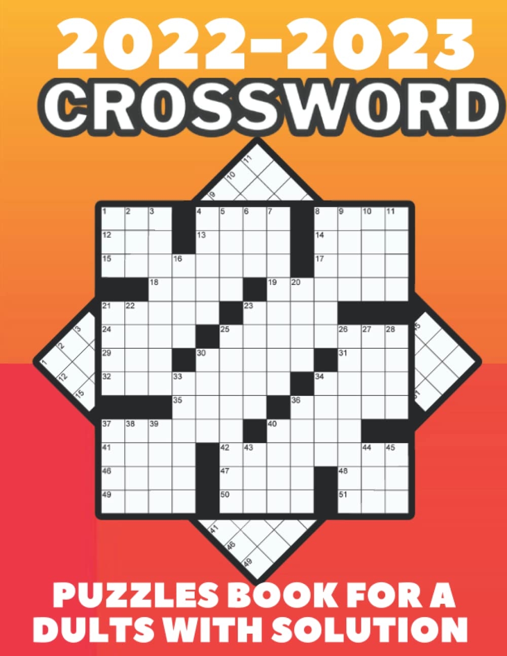 Large Print Crossword Puzzles Book For Adults Easy Benin Ubuy