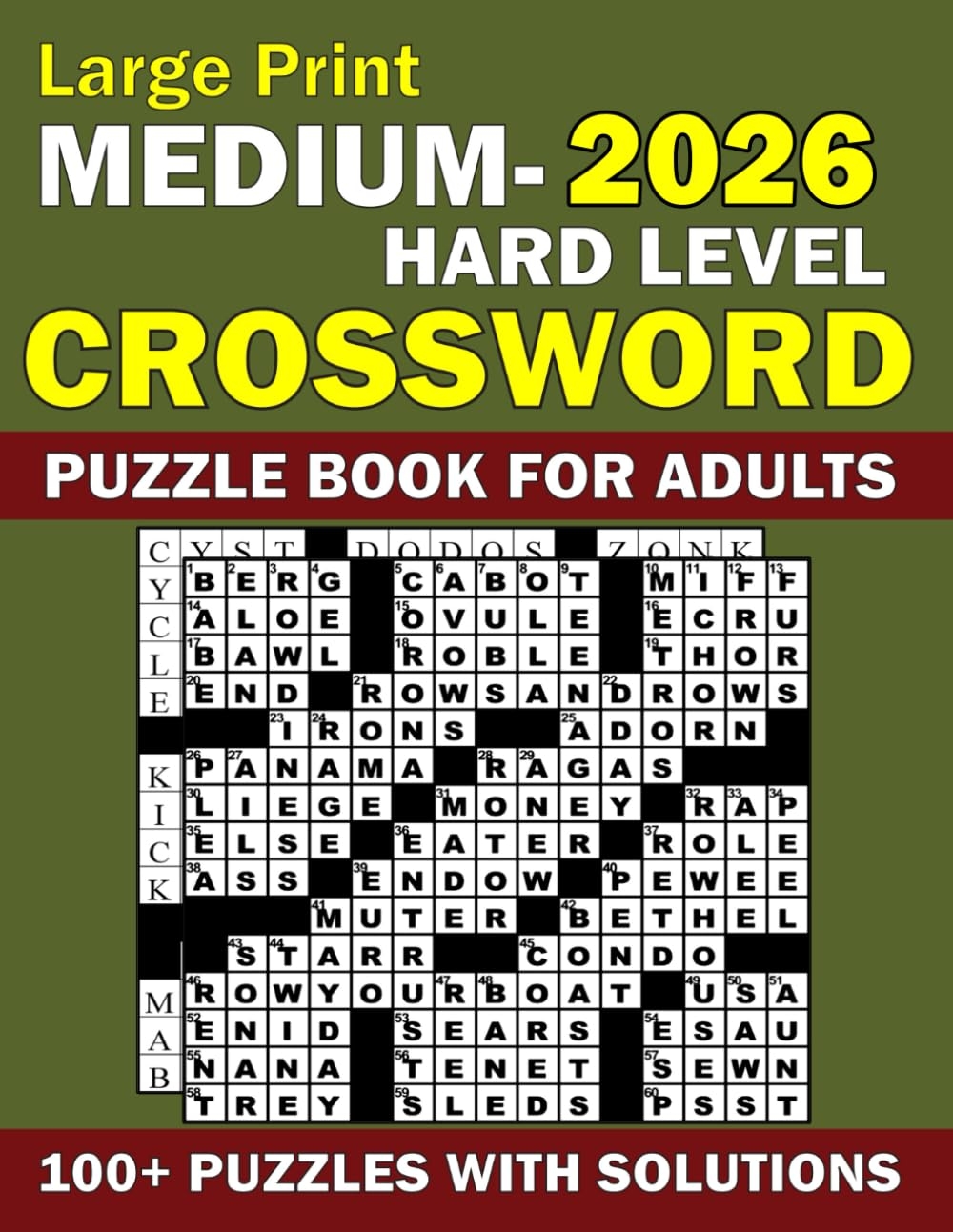 Large Print Medium Hard Level Crossword Puzzle Book For Adults Large Print 100 Hard Level Crossword Puzzle With Solutions 2023 2024 Crossword Medium Crossword Puzzles For Adults Seniors B Kenney Large Print Medium Hard Level Crossword Puzzle Book For Adults Large Print 100 Hard Level Crossword Puzzle With Solutions 2023 2024 Crossword Medium Crossword Puzzles For Adults Seniors B Kenney