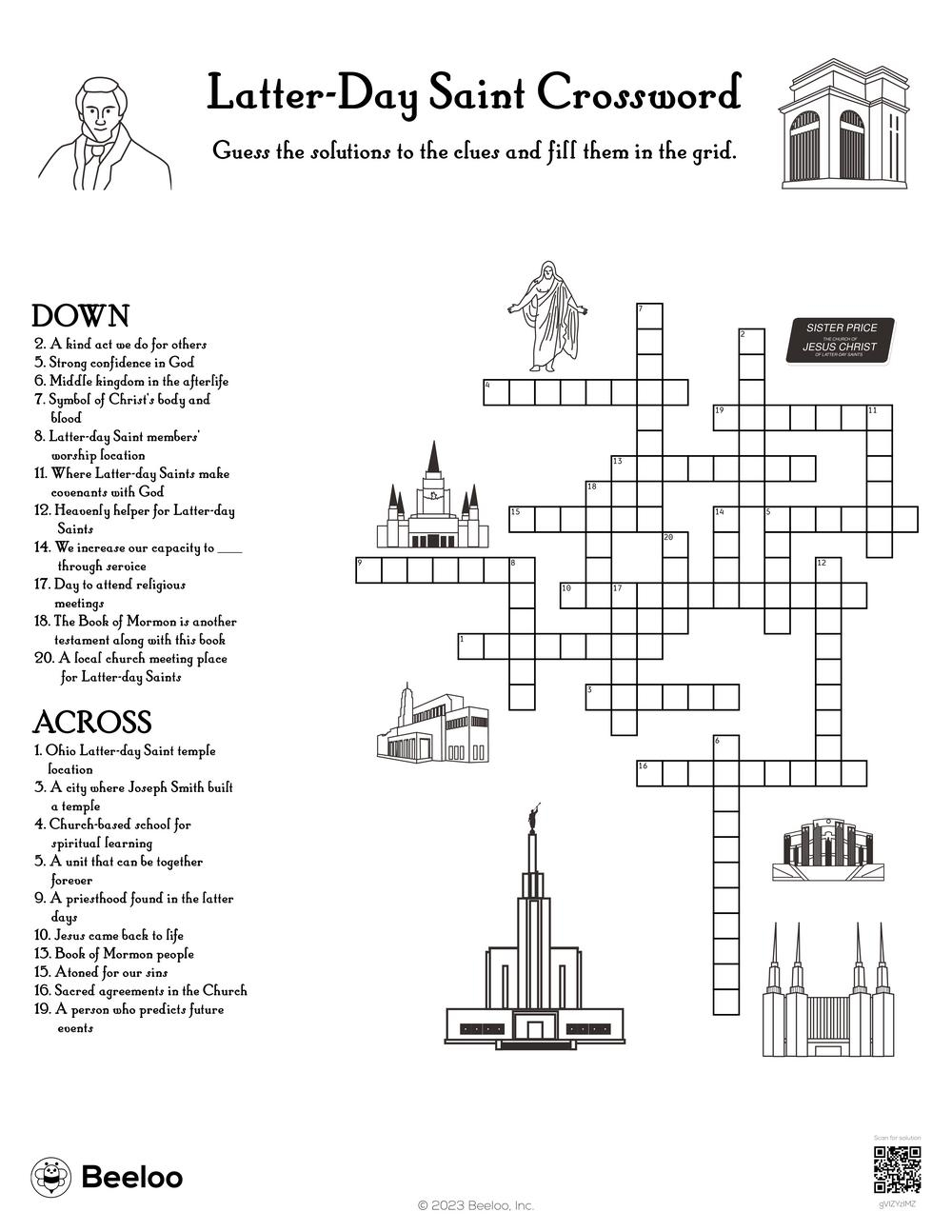Days Of Our Lives Printable Crossword Puzzle