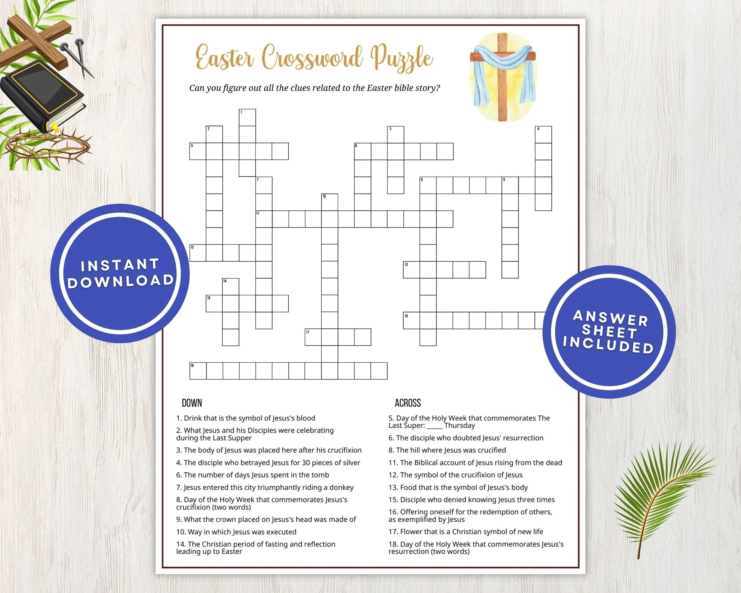 Lds Crossword Etsy