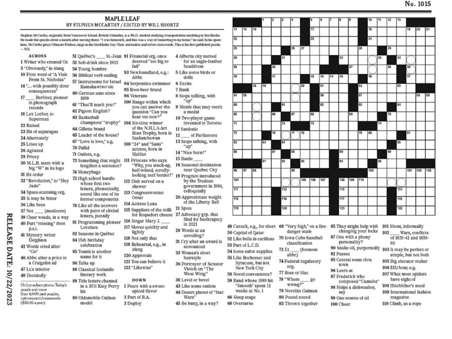 Lex Luthor To Superman Clue In New York Times Crossword Puzzle Superman Homepage