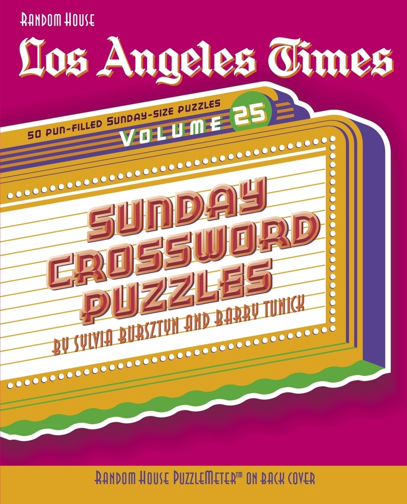 Los Angeles Times Sunday Crossword Book By Barry Tunick