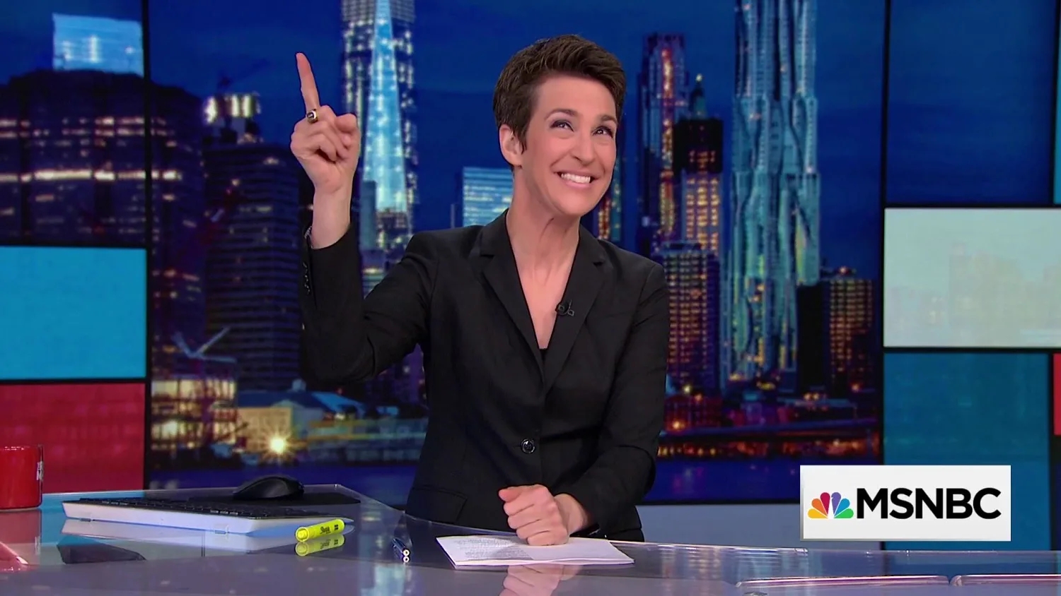 Maddow Proud To Announce First New York Times Crossword Puzzle 