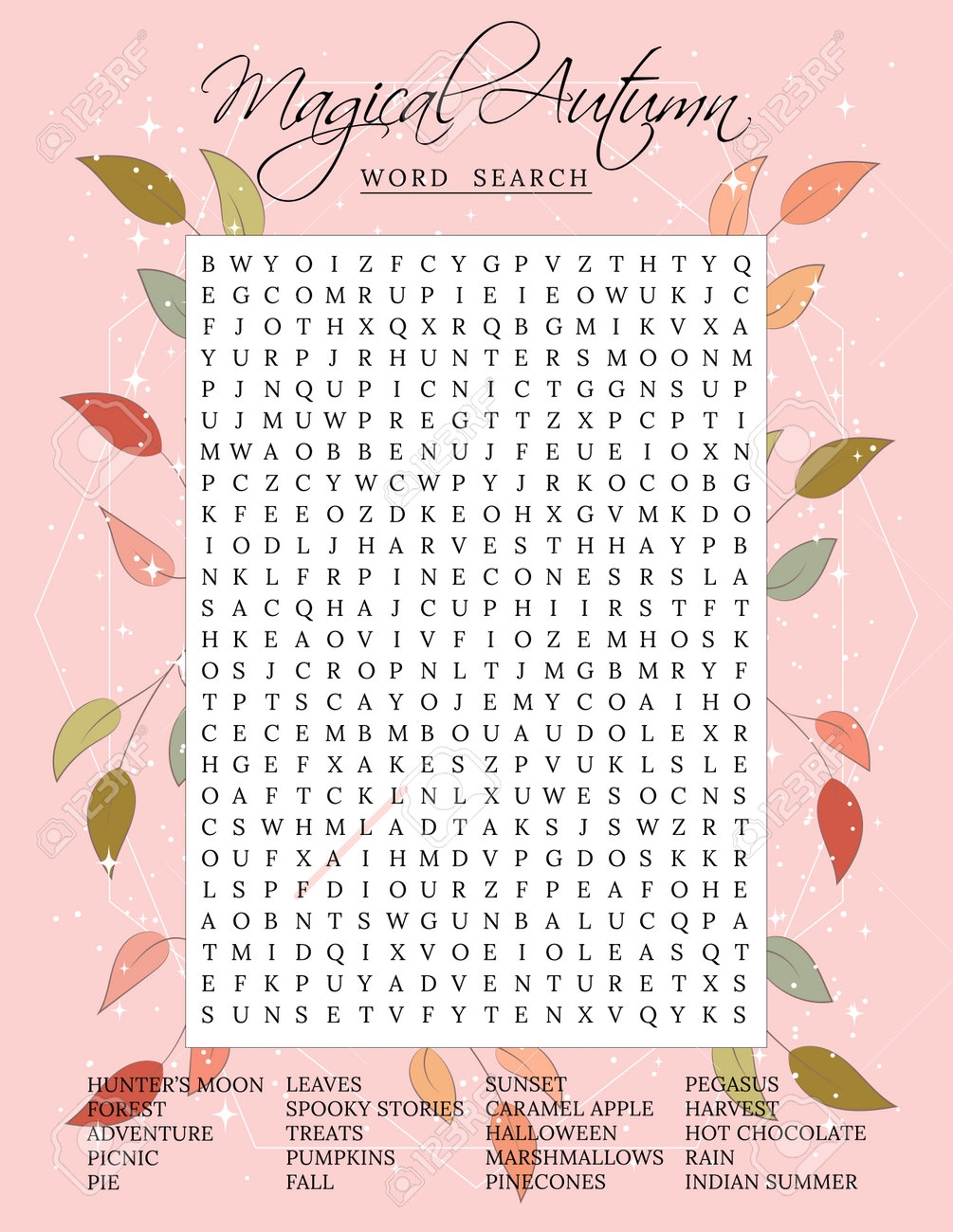 Magical Autumn Word Search Puzzle Fall Season Crossword Puzzle For Children Or Adults Printable Worksheet For Learning English Educational Keyword Activity Party Card Royalty Free SVG Cliparts Vectors And Stock Illustration Image Magical Autumn Word Search Puzzle Fall Season Crossword Puzzle For Children Or Adults Printable Worksheet For Learning English Educational Keyword Activity Party Card Royalty Free SVG Cliparts Vectors And Stock Illustration Image