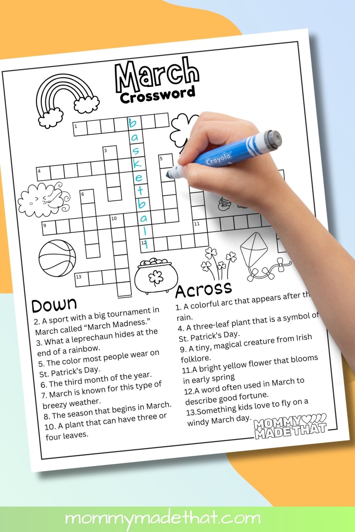 March Crossword Puzzle Free Printable With Answer Key March Crossword Puzzle Free Printable With Answer Key
