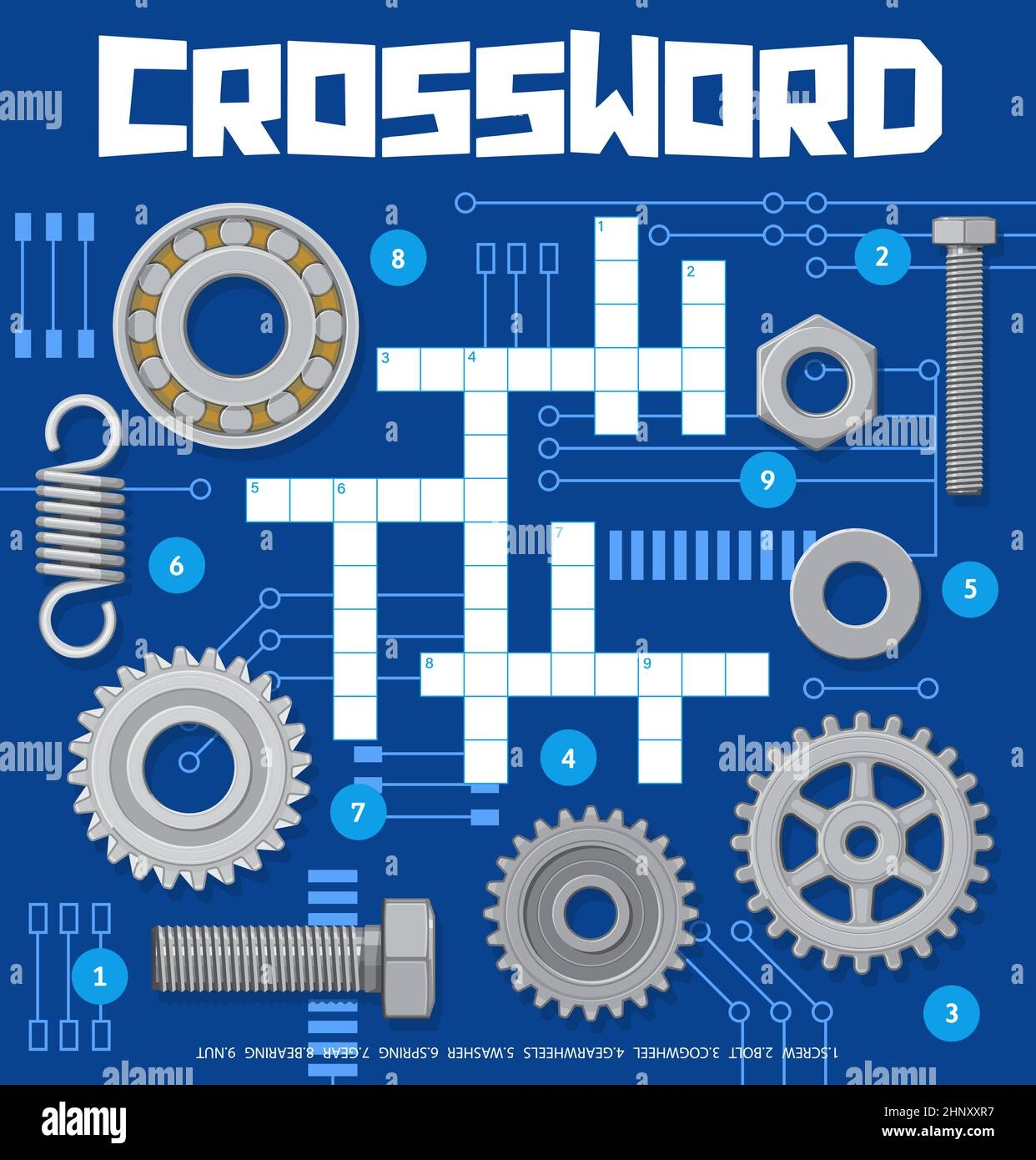 Free Crossword Puzzles Printable For Mechanics