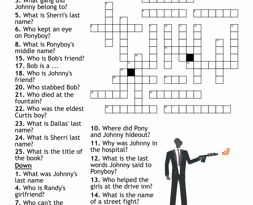 Middle School Get Me Out Of Here Crossword WordMint