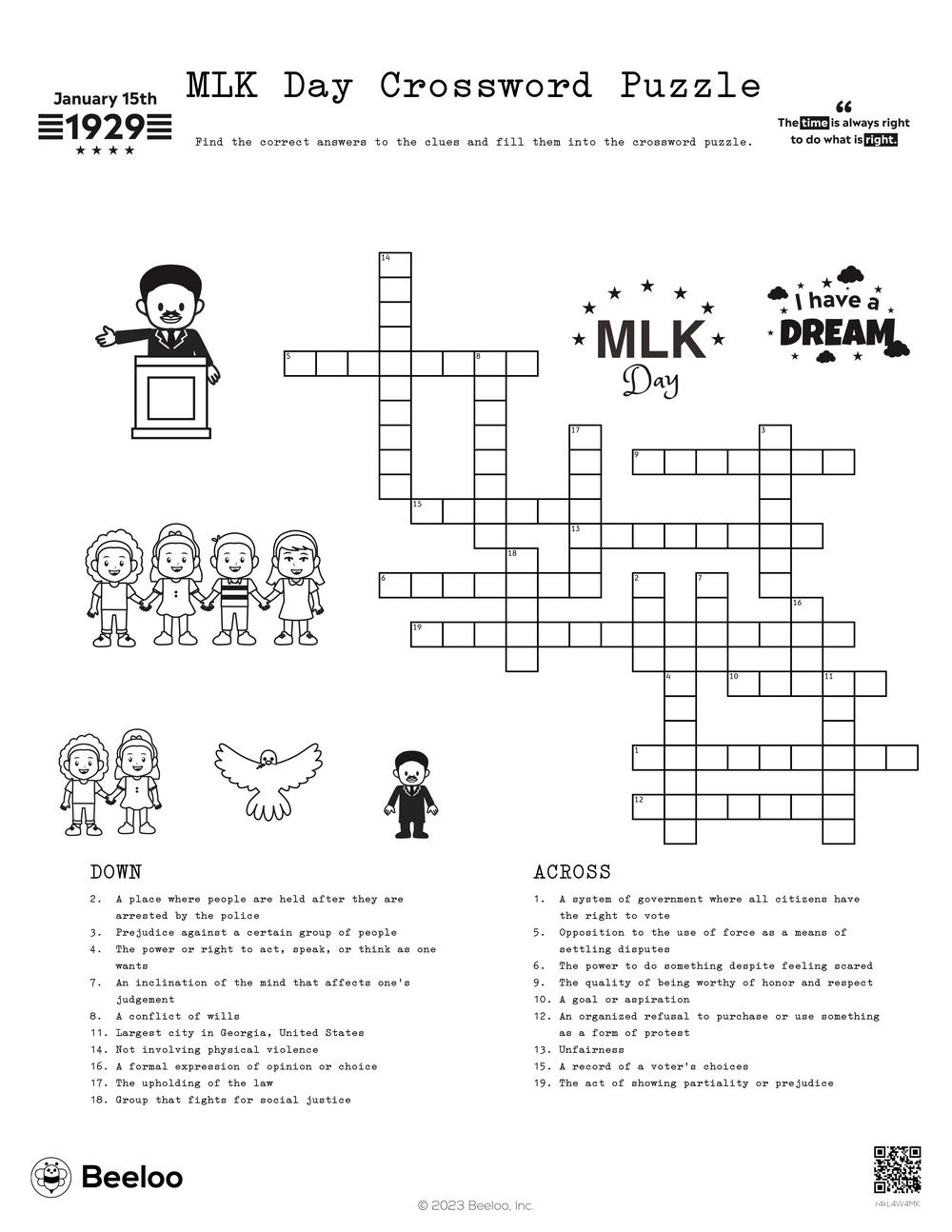 The Choice Act Printable Crossword Puzzles