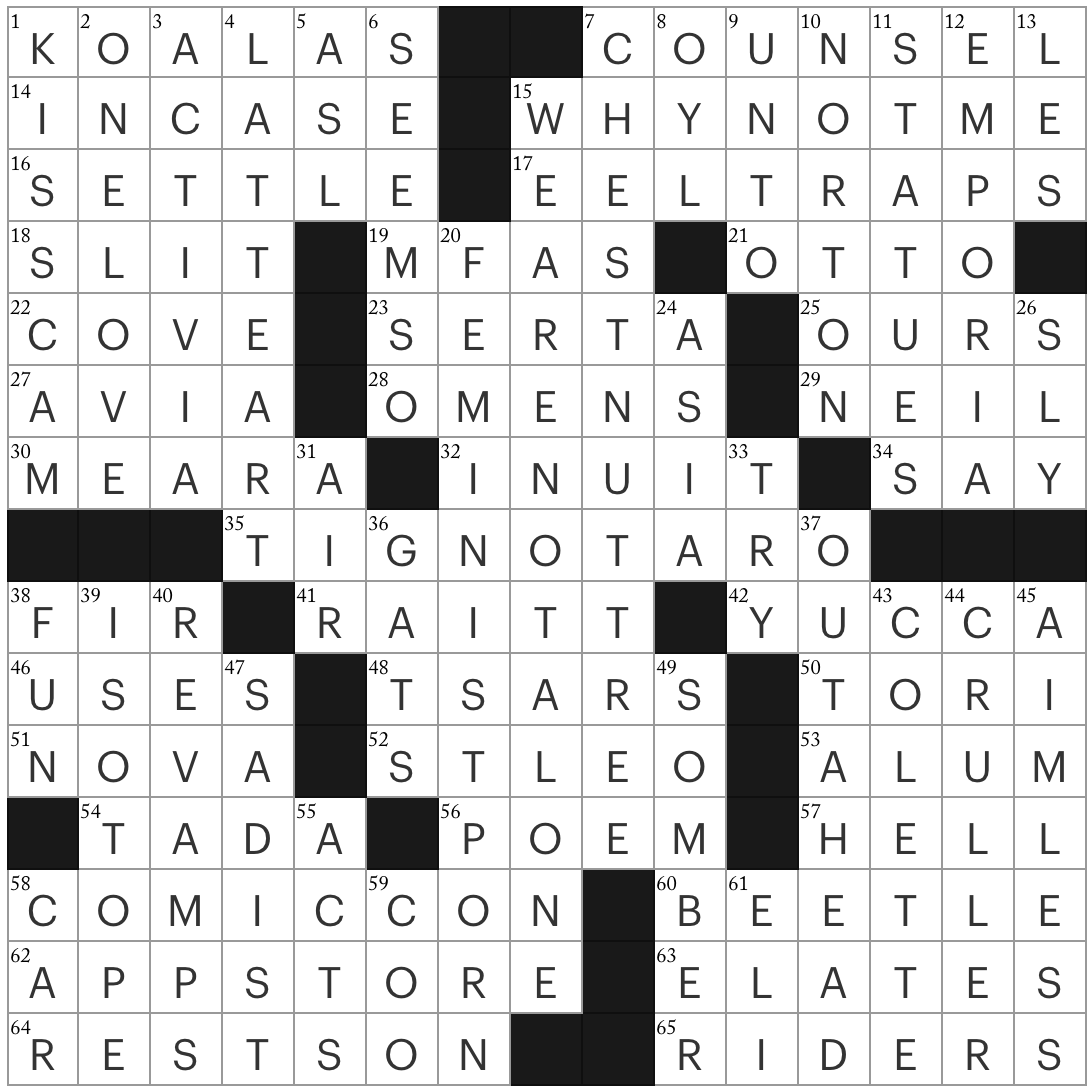 Printable Monday New York Times Crossword Printable Monday New York Times Crossword