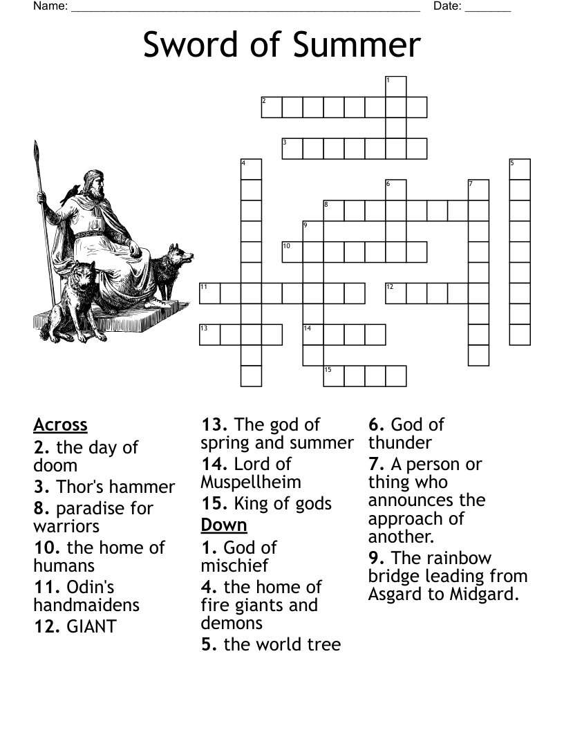 Names Of God Crossword WordMint