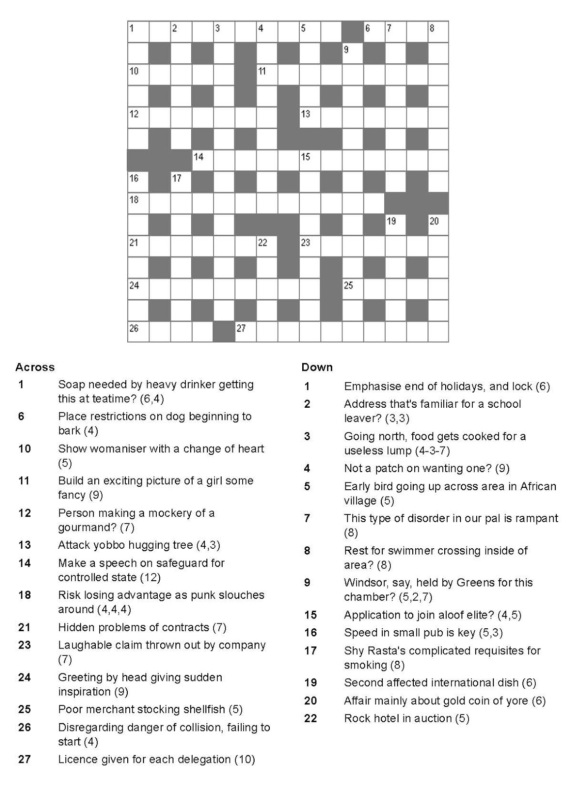 National Post Cryptic Crossword Forum Monday July 25 2016 DT 27842 Summer Monday Bonus Puzzle National Post Cryptic Crossword Forum Monday July 25 2016 DT 27842 Summer Monday Bonus Puzzle