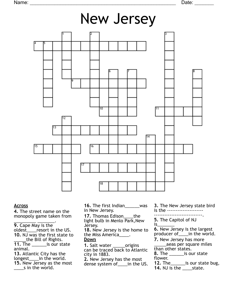 Atlantic Mini Crossword Today Printable