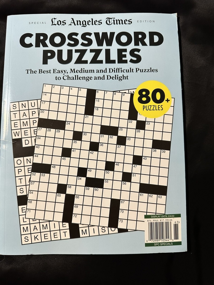 New Los Angeles Times Special Edition Crossword Puzzles Easy Med Difficult EBay
