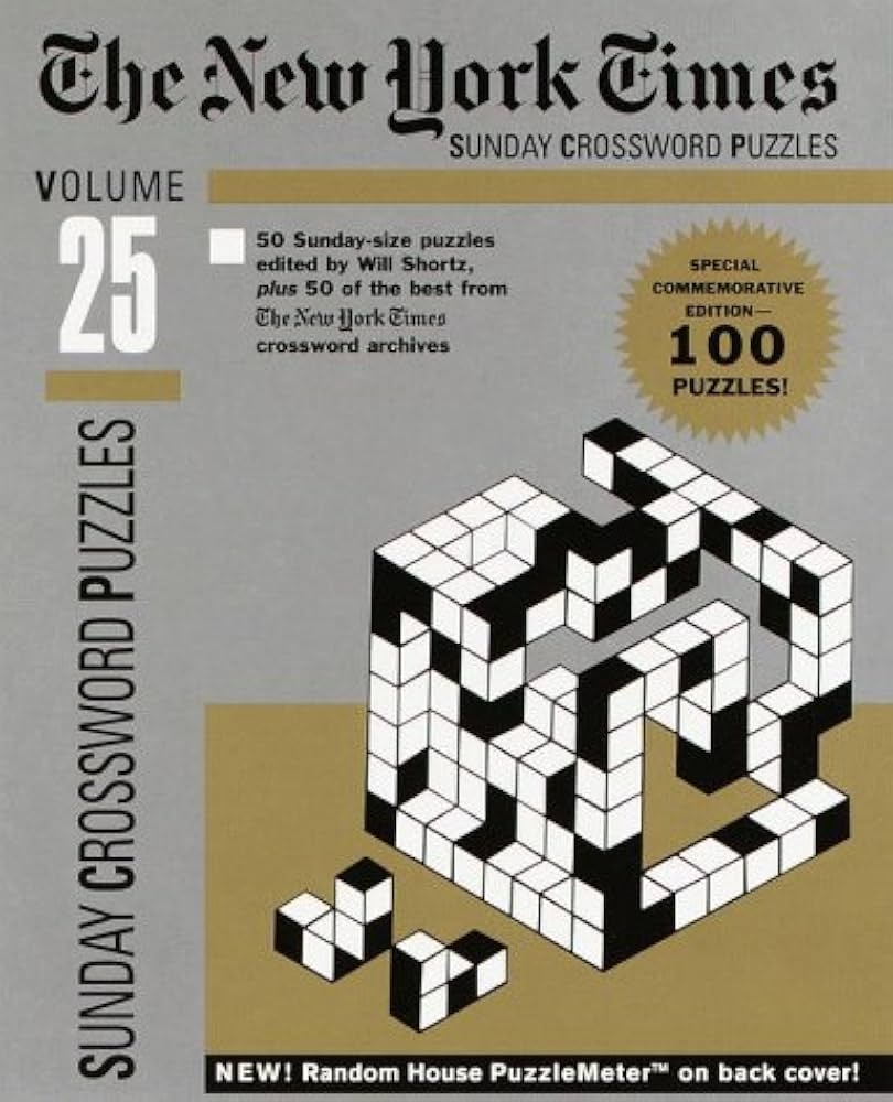 New York Times Sunday Crossword Puzzles Volume 25 NY Times Shortz Will 9780812932089 Amazon Books New York Times Sunday Crossword Puzzles Volume 25 NY Times Shortz Will 9780812932089 Amazon Books