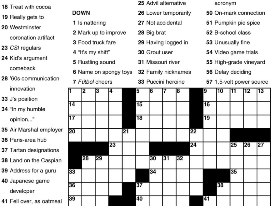 Newsday Crossword Puzzle For Jul 04 2025 By Stanley Newman Creators Syndicate