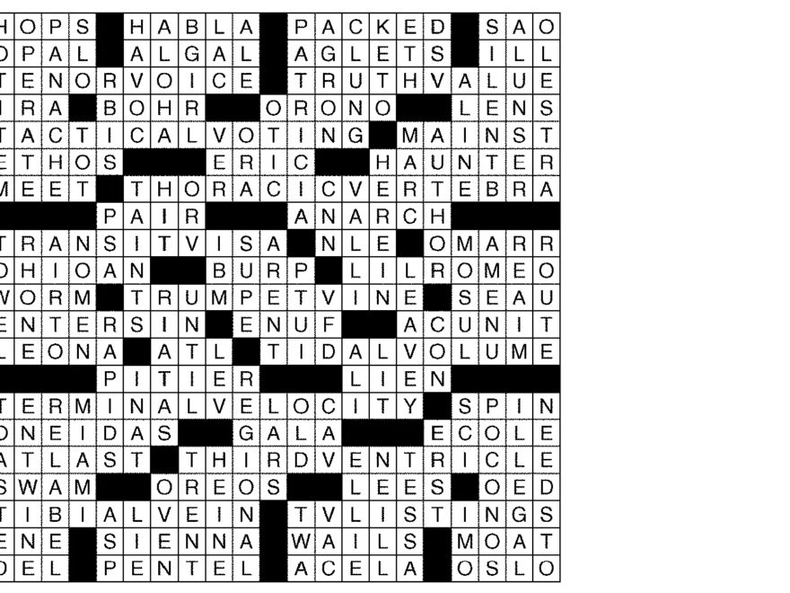 Online Crossword Sudoku Puzzle Answers For 09 03 2023 USA TODAY