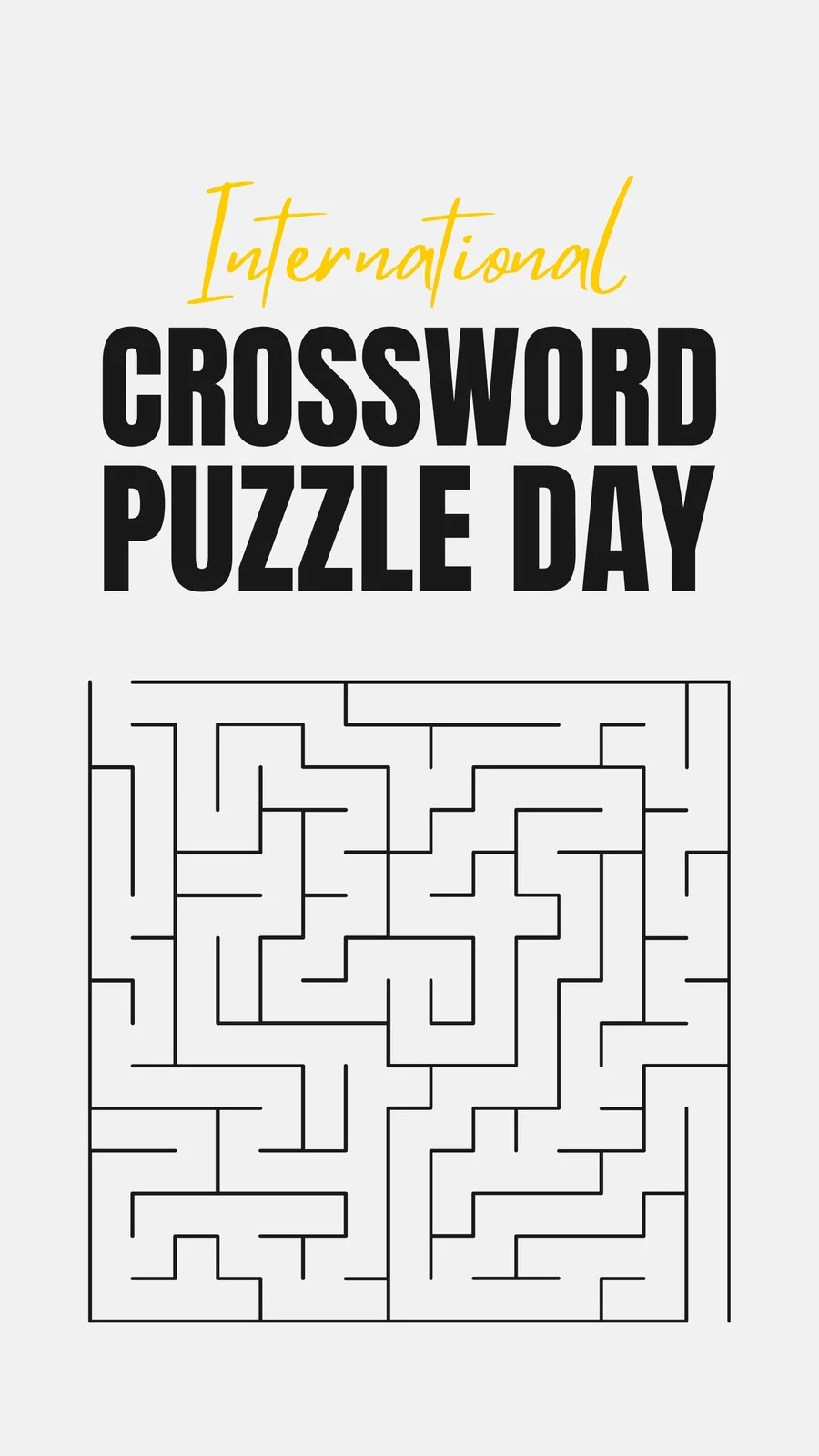 Page 2 Free And Customizable Crossword Puzzle Templates Canva