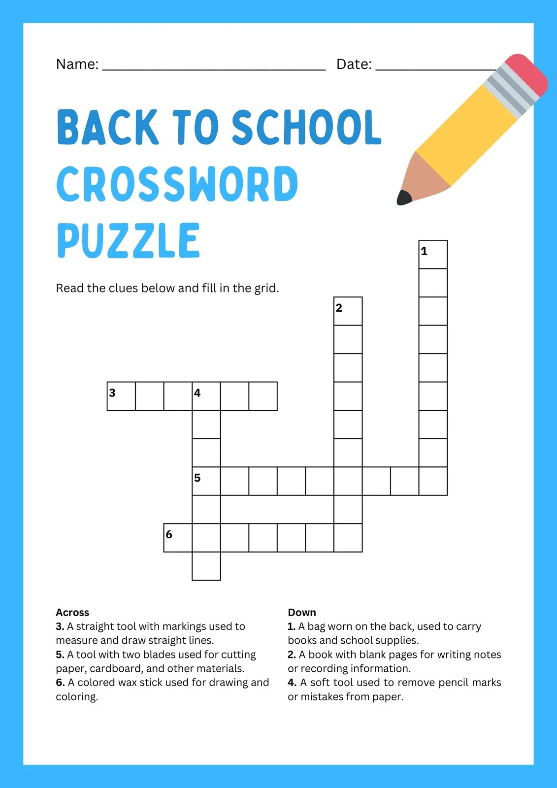 Simple And Easy Crosswords Printable Simple And Easy Crosswords Printable