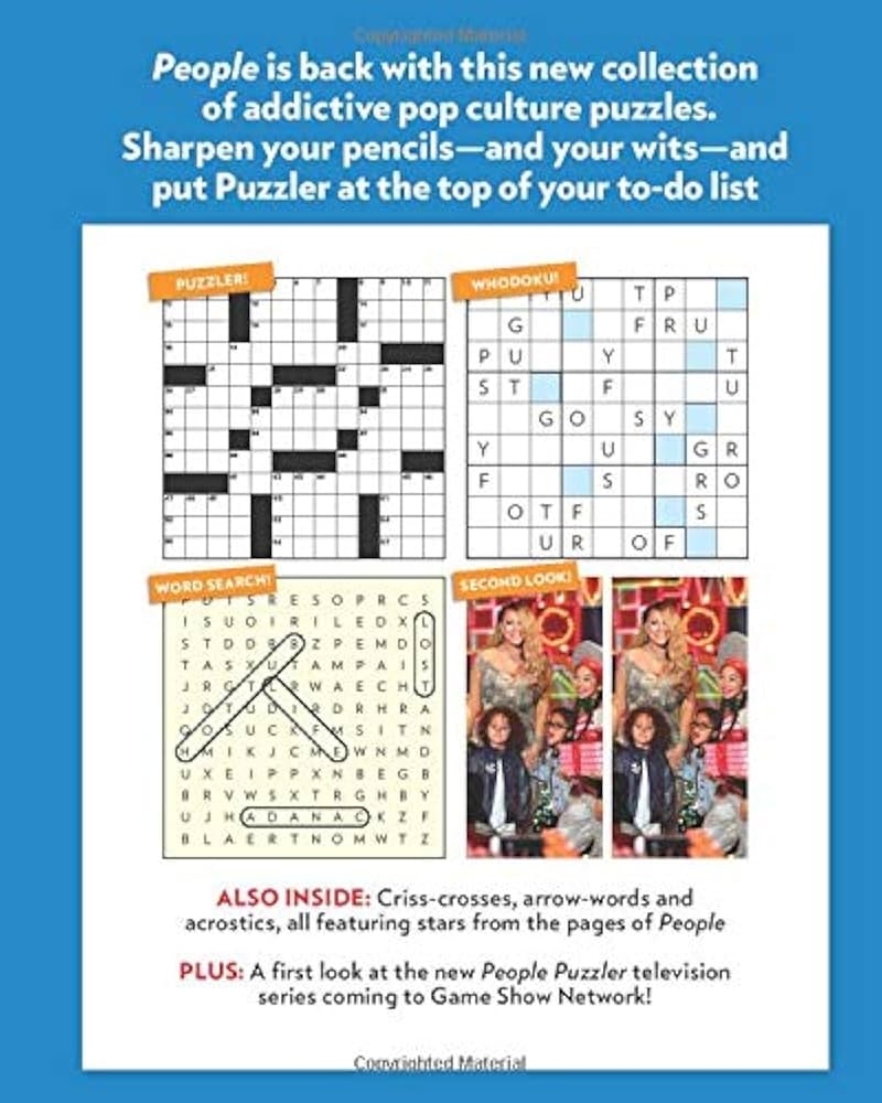 PEOPLE Celebrity Puzzler Superstars The Editors Of PEOPLE 9781547856220 Amazon Books