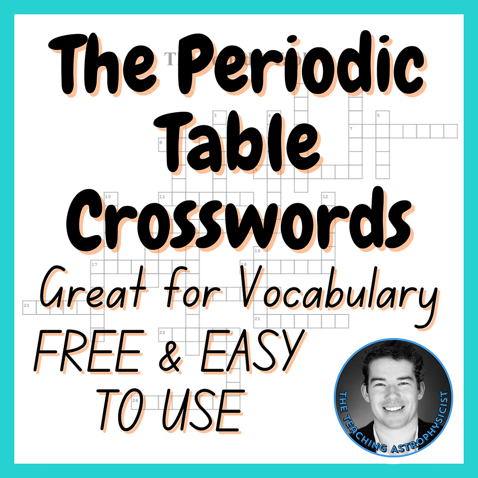 Periodic Table Elements Crossword Worksheets Periodic Table Elements Crossword Worksheets