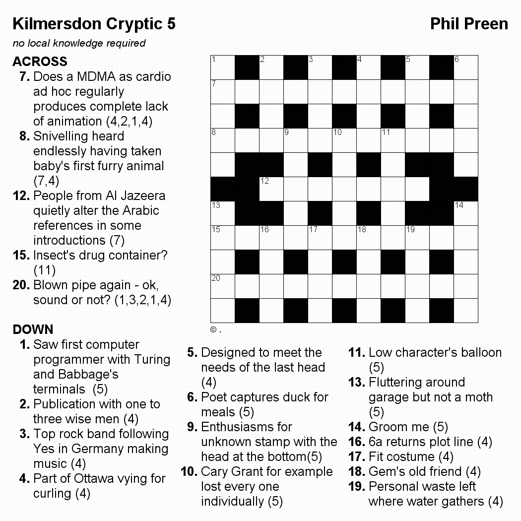 Phil s Crossword Puzzles Phil s Crossword Puzzles