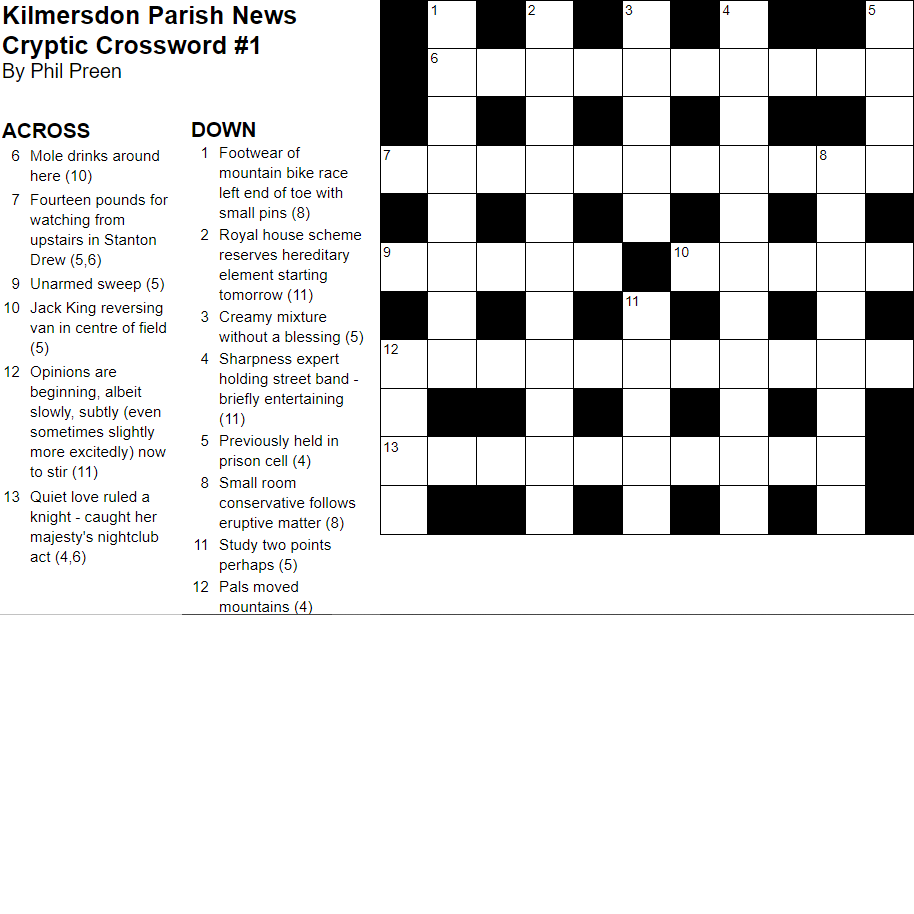 Phil s Crossword Puzzles Phil s Crossword Puzzles