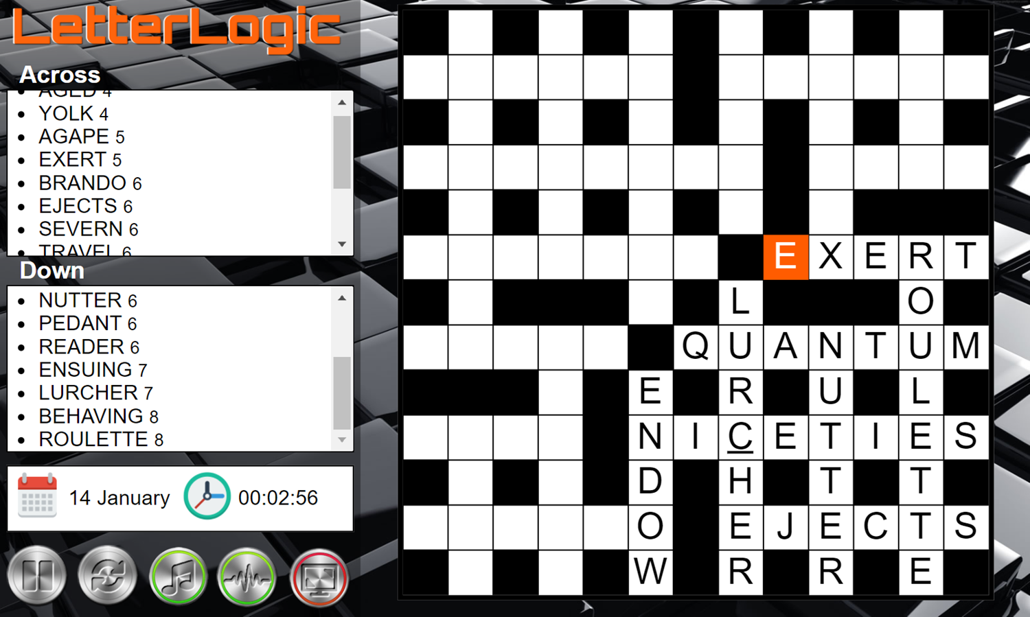  Play Daily Letter Logic Game Free Online Crosswords Inspired Letter Logic Puzzle Video Game For Kids Adults