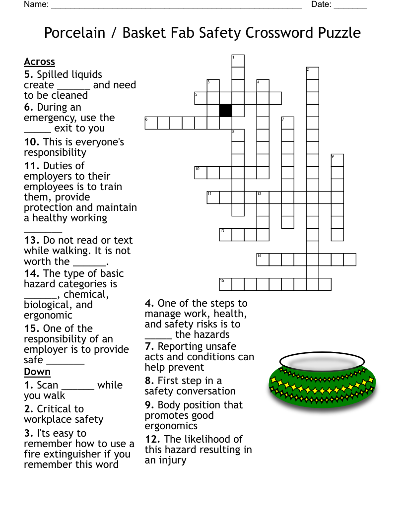 Easy And Free Printable Crossword Puzzle