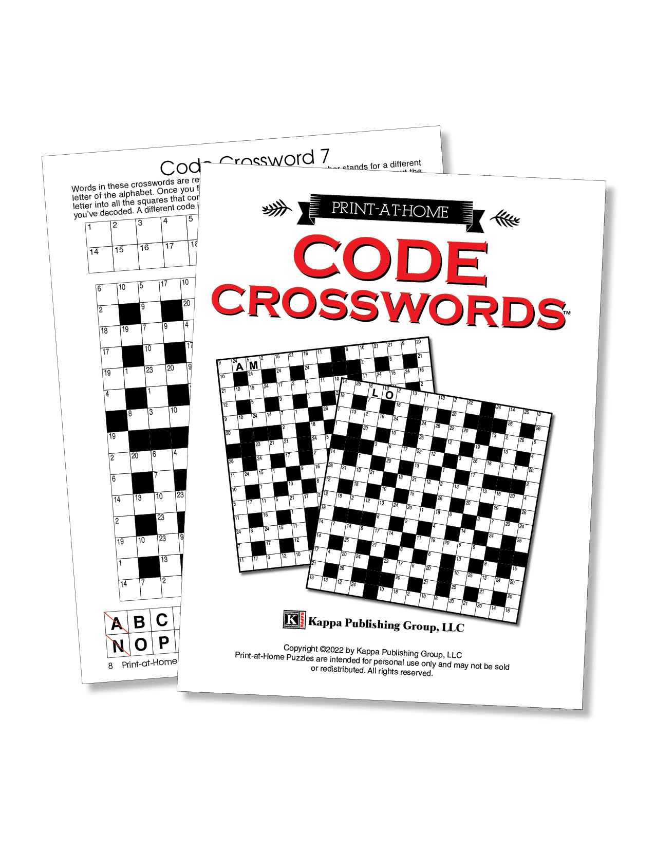 Print at Home Code Crosswords Kappa Puzzles Print at Home Code Crosswords Kappa Puzzles