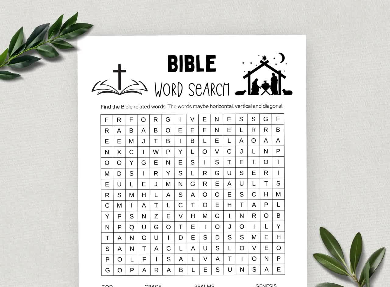 Printable Bible Word Search Word Search Game Fun Christian Youth Group Game Sunday School Church Study Activity For Kids And Adults Etsy Hong Kong Printable Bible Word Search Word Search Game Fun Christian Youth Group Game Sunday School Church Study Activity For Kids And Adults Etsy Hong Kong
