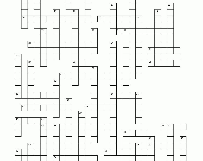 Printable Crossword Puzzles Mirroreyes