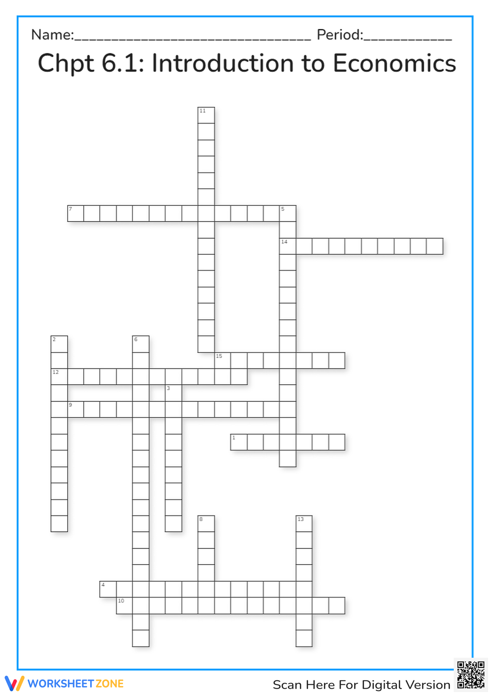 9th Grade Crossword Puzzle Printable