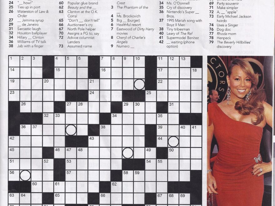 Printable People Magazine Crossword Puzzles Printable