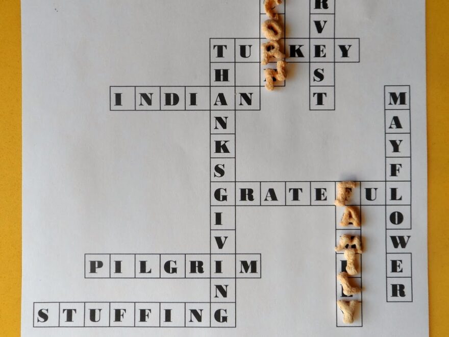 Printable Thanksgiving Crossword For Kids A Little Tipsy