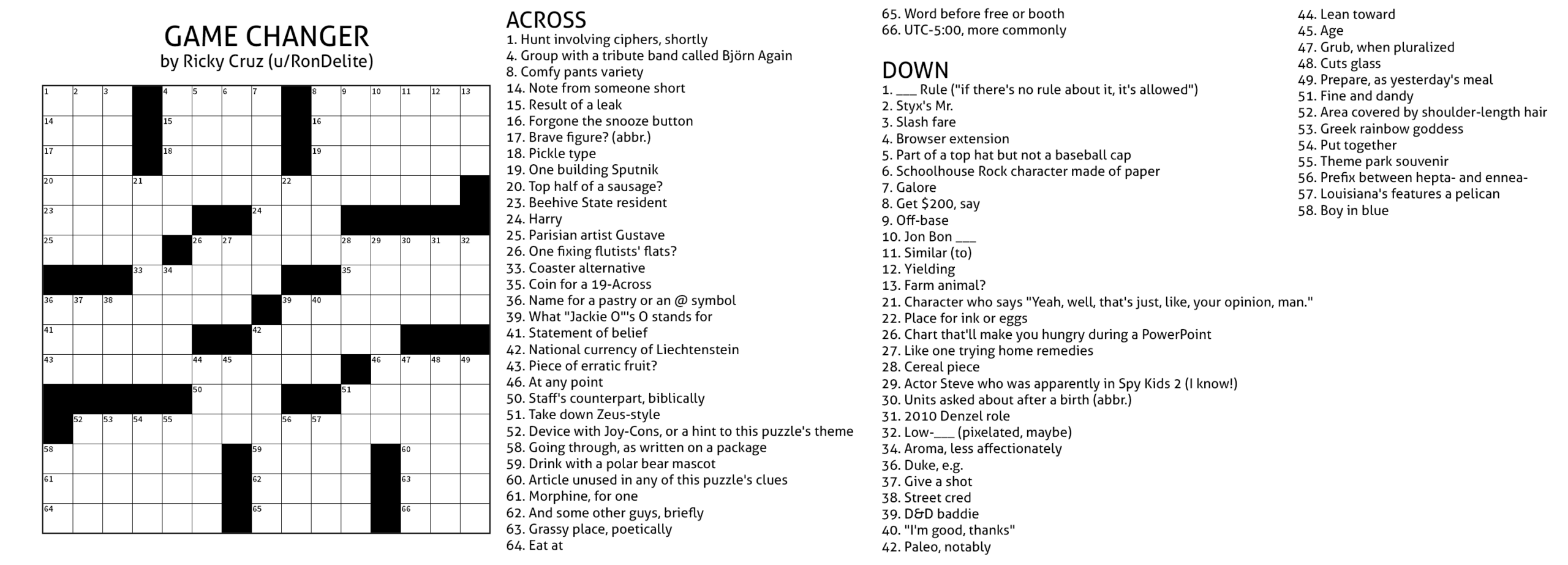 Elderly Large Print Easy Crossword Puzzles Printable Elderly Large Print Easy Crossword Puzzles Printable