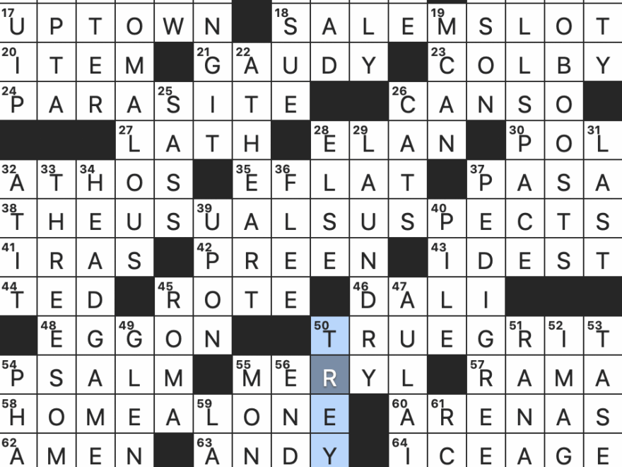 Rex Parker Does The NYT Crossword Puzzle Children In Legalese THU 5 13 21 Supermodel Holliday Food Staple Referred To As Gold Of The Incas C D Holders Maybe Low