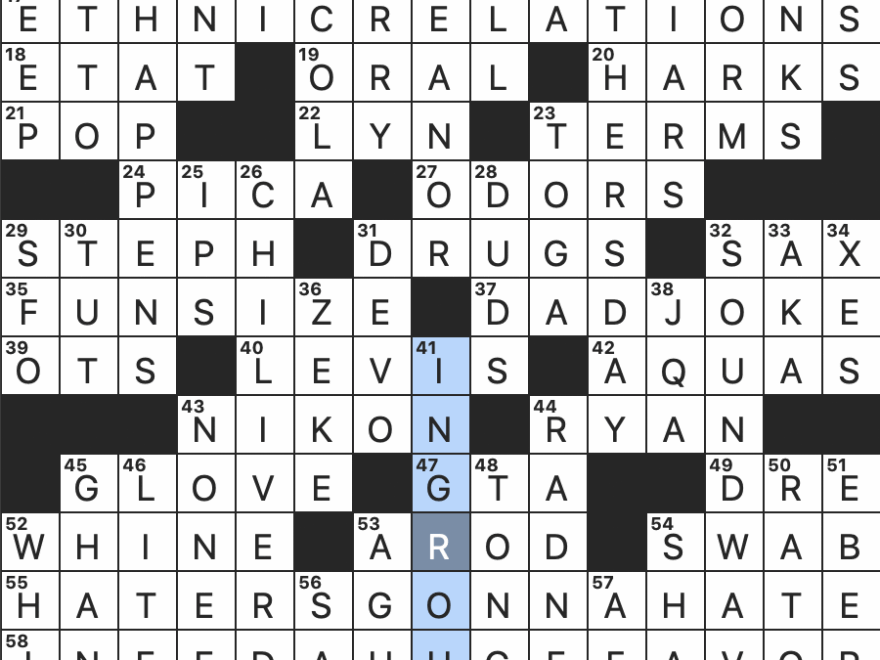 Rex Parker Does The NYT Crossword Puzzle Protagonist Of The O C FRI 11 19 21 Pioneering Brand Of Caffeine free Soft Drink Phrase Popularized By Long John Silver Of Treasure Island