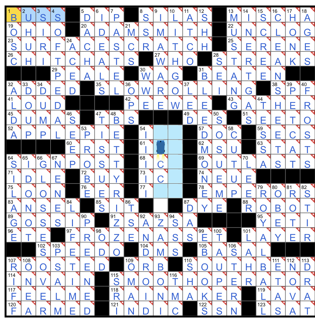 Rex Parker Does The NYT Crossword Puzzle Source Of Distress For A Bull SUN 12 1 24 The Corsican Brothers Author 1844 Dirt y Words X Exchanges For Short Co star