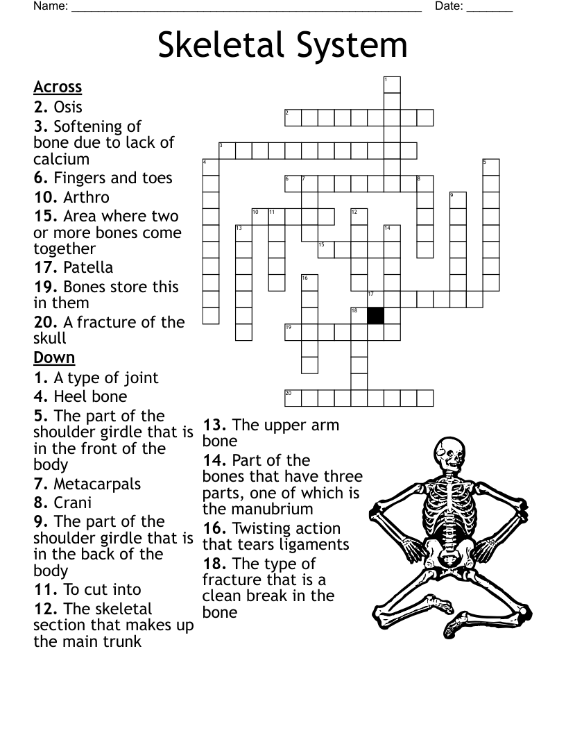 Rheumatoid Arthritis Crossword WordMint