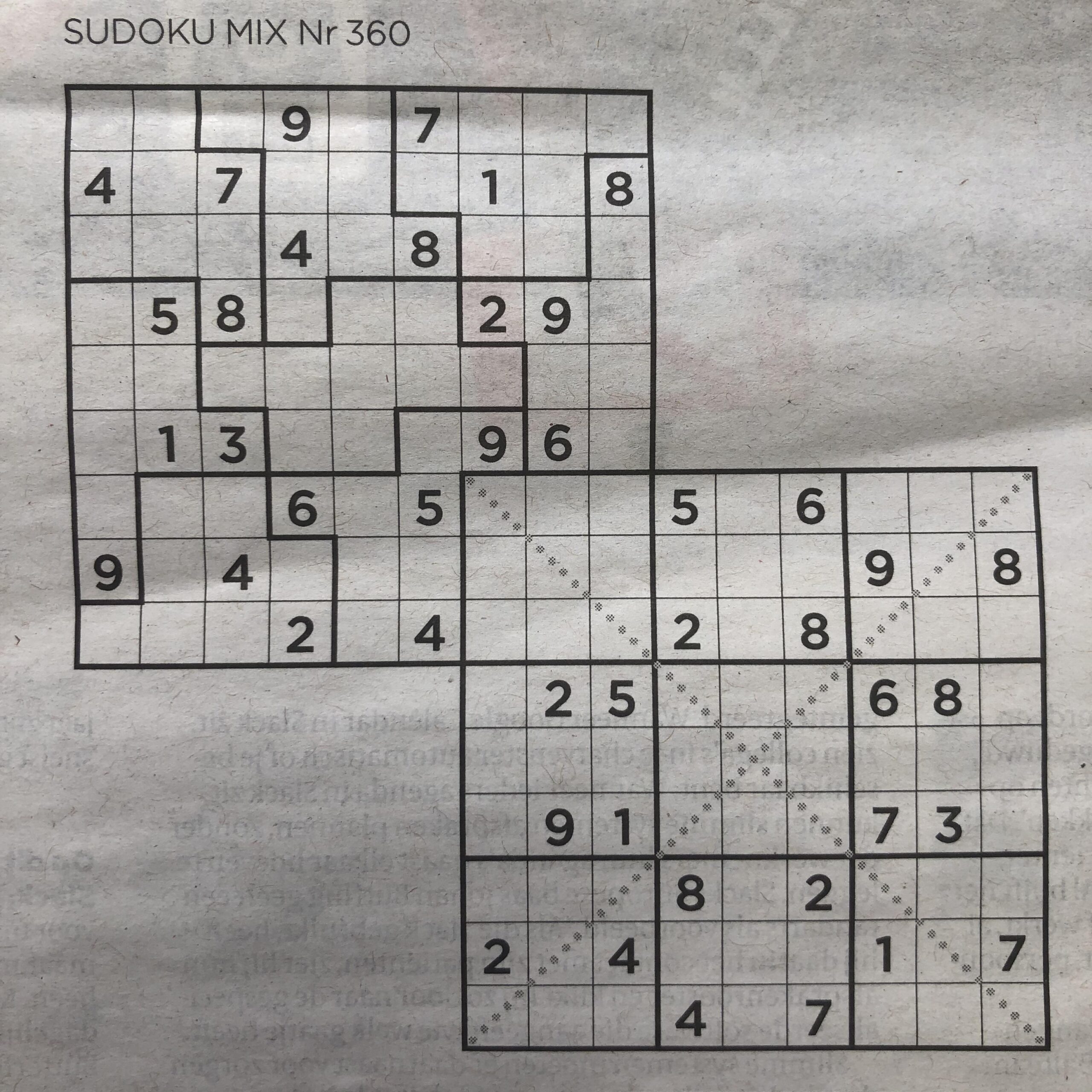Saturday Sudoku R sudoku