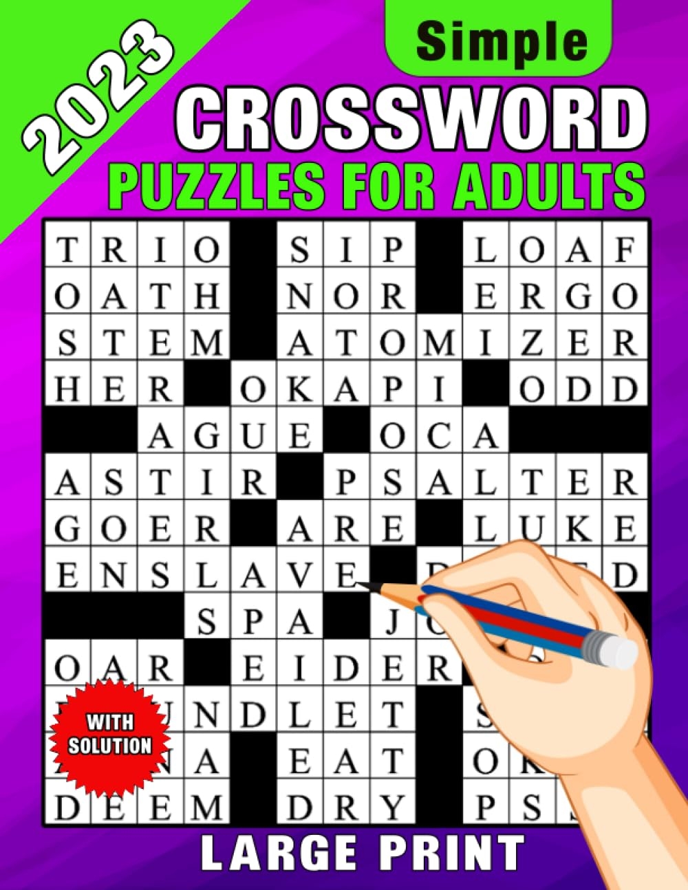 Simple Crossword Puzzles For Adults Large Print With Solution Immerse Yourself In Thought Provoking Puzzles Each With Complete Solutions Rademacher Byron H 9798856906768 Amazon Books