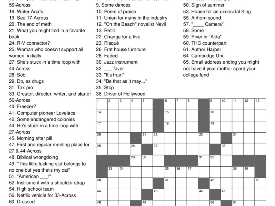 Solve The Puzzle The New York Times