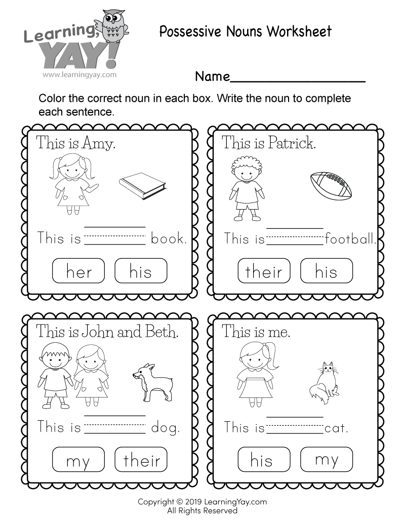 Spelling Crossword Puzzle Worksheet For 1st Grade Free Printable 