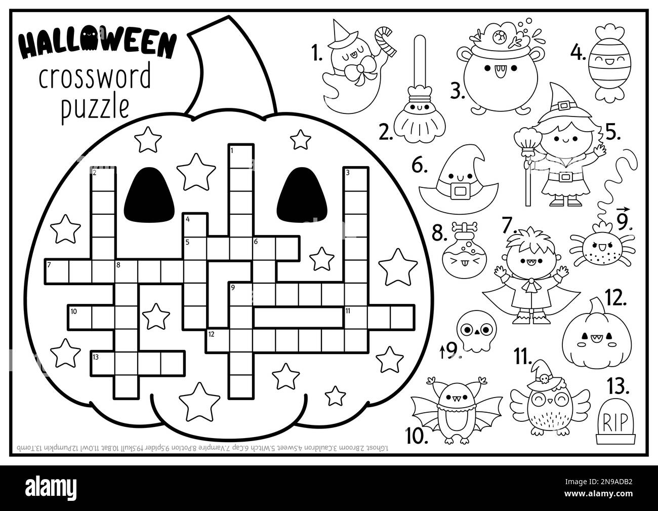 Spooky Pumpkin Coloring Page For Kids Black And White Stock Photos Images Page 2 Alamy Spooky Pumpkin Coloring Page For Kids Black And White Stock Photos Images Page 2 Alamy