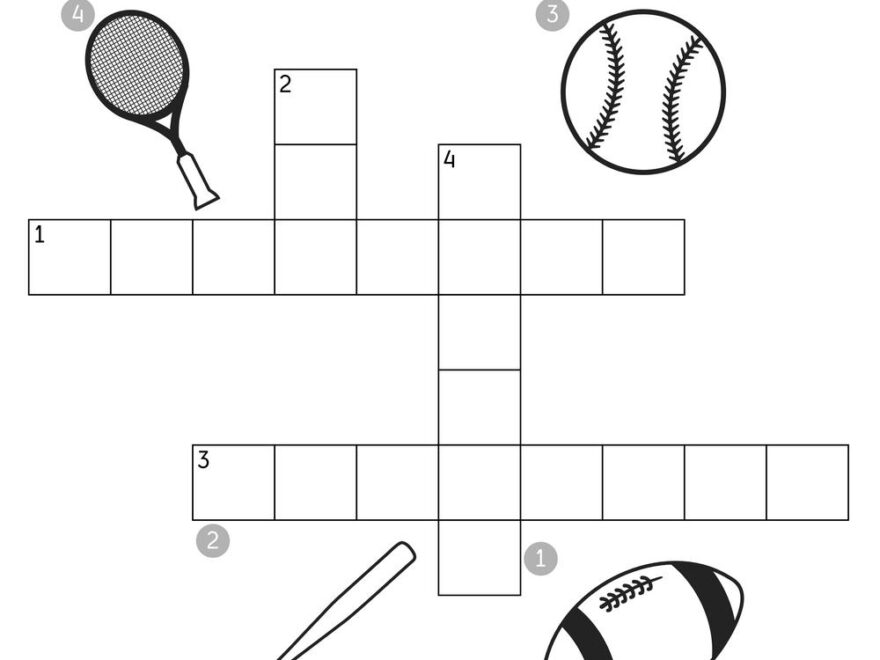 Sports Crossword Beeloo Printable Crafts And Activities For Kids