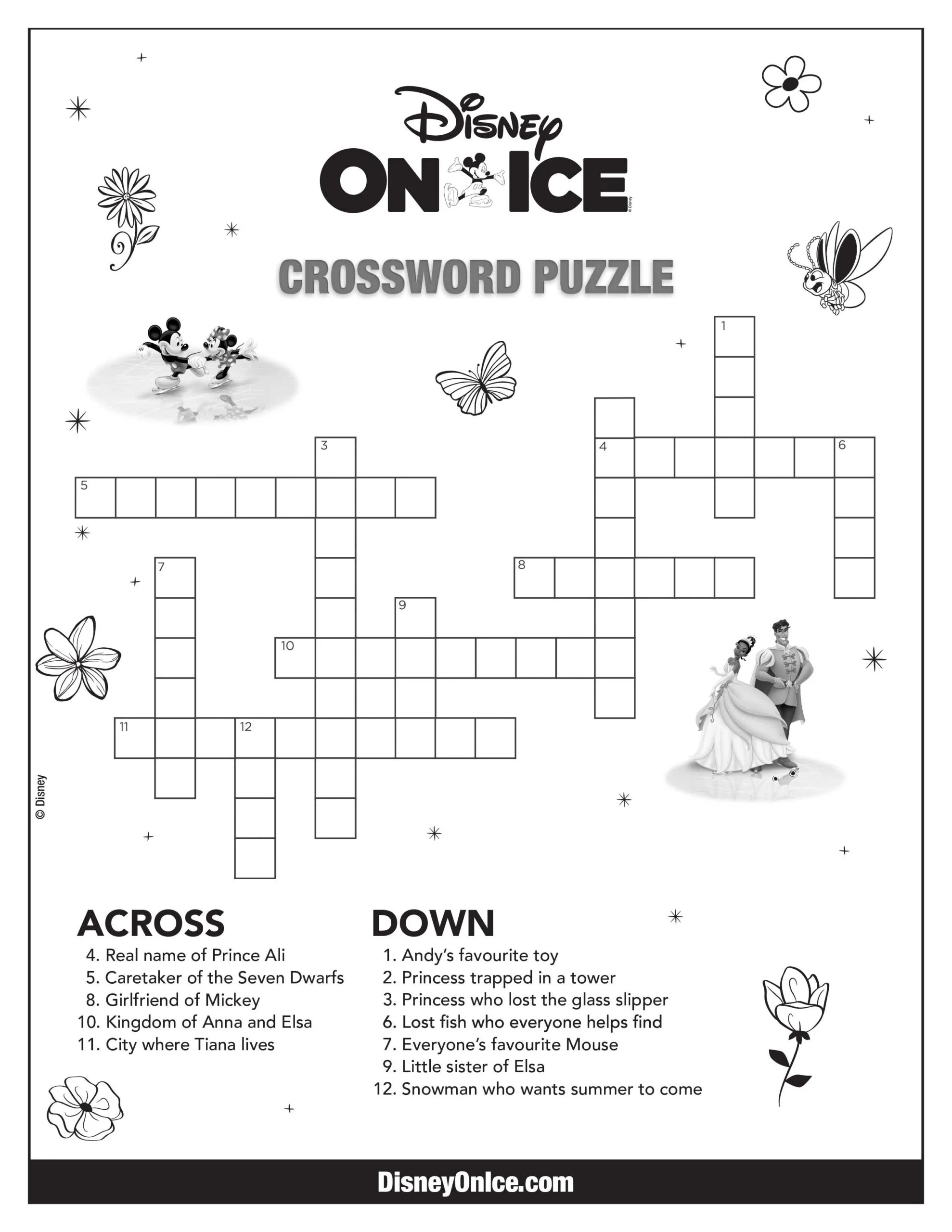 Free Printable Disney Crossword Puzzles Free Printable Disney Crossword Puzzles